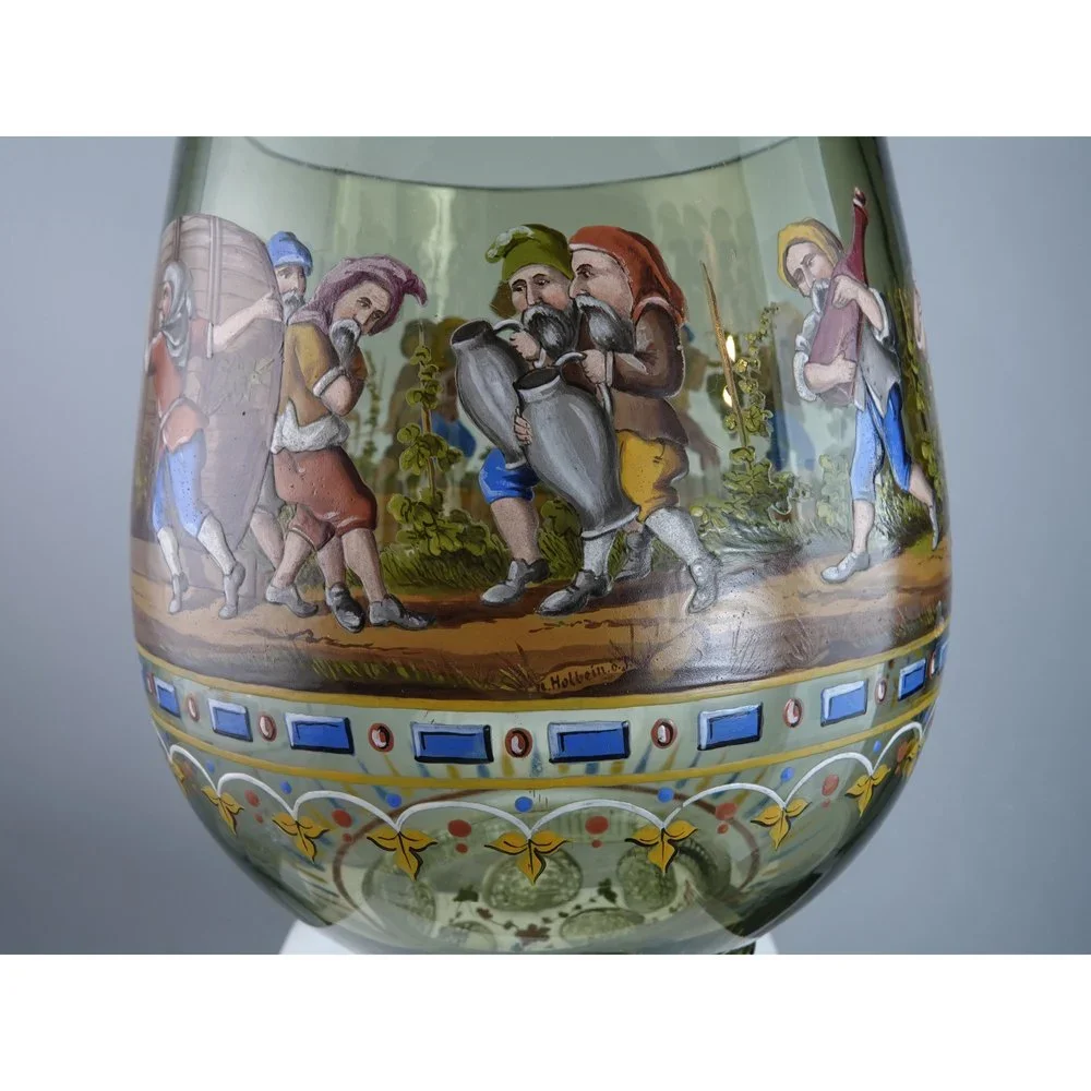 Huge c1880 Lobmeyr Bohemian Goblet